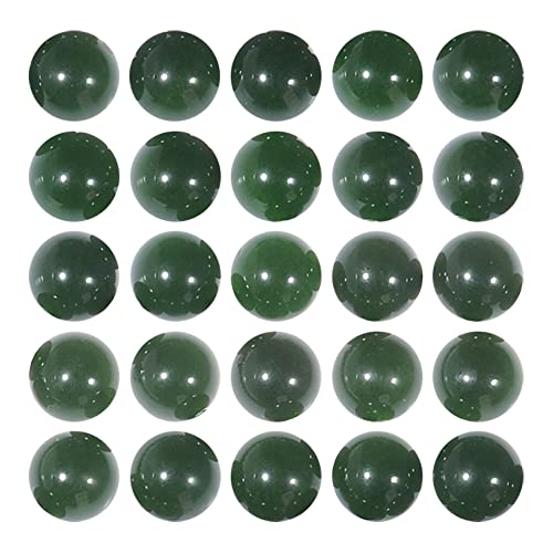 Dunkelgrüne Natursteinperlen, 8 mm, rund, lose Chalcedon-Perlen für Schmuckherstellung, DIY, ca. 48 Stück Dunkelgrüne Natursteinperlen, 8 mm, rund, lose Chalcedon-Perlen für Schmuckherstellung, DIY, ca. 48 Stück von ASDJHFABKY