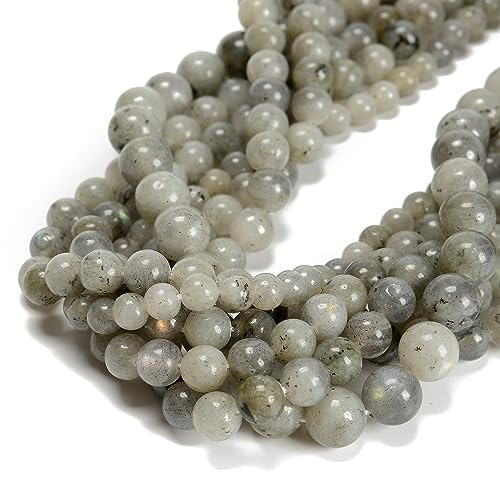 Graue Larvikit-Perlen, Naturstein, rund, echter Edelstein, für DIY-Armbänder, Schmuckschnur, 8 mm, 48 Stück Graue Larvikit-Perlen, Naturstein, rund, echter Edelstein, für DIY-Armbänder, Schmuckschnur, 8 mm, 48 Stück von ASDJHFABKY