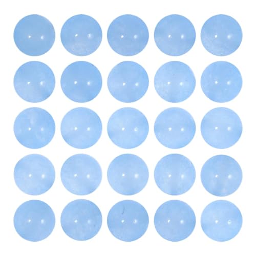 Hellblaue Natursteinperlen, 6 mm, rund, lose Chalcedon-Perlen für Schmuckherstellung, DIY, ca. 62 Stück Hellblaue Natursteinperlen, 6 mm, rund, lose Chalcedon-Perlen für Schmuckherstellung, DIY, ca. 62 Stück von ASDJHFABKY