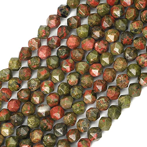 Natürliche Unakit-Steinperlen, rund, 10 mm, 36 cm/Strang, für Schmuckherstellung Natürliche Unakit-Steinperlen, rund, 10 mm, 36 cm/Strang, für Schmuckherstellung von ASDJHFABKY