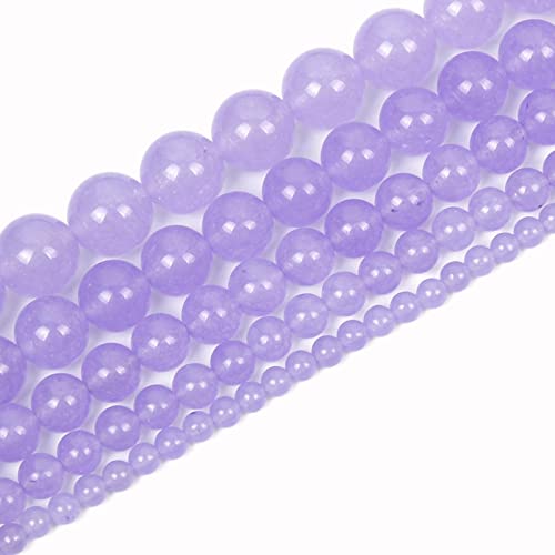 Natursteinperlen, 10 mm, hellvioletter Chalcedon, rund, lose Edelstein-Energieheilperlen für Armband, Halskette, Ohrringe, Schmuckherstellung, Handarbeit, DIY-Armbandstrang Natursteinperlen, 10 mm, hellvioletter Chalcedon, rund, lose Edelstein-Energieheilperlen für Armband, Halskette, Ohrringe, Schmuckherstellung, Handarbeit, DIY-Armbandstrang von ASDJHFABKY
