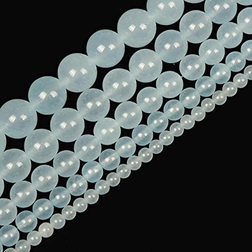 Natursteinperlen, 4 mm, heller Aquamarin, Chalcedon, rund, lose Edelsteine, Energieheilperlen für Armband, Halskette, Ohrringe, Schmuckherstellung, Handarbeit, DIY-Armband, Strang Natursteinperlen, 4 mm, heller Aquamarin, Chalcedon, rund, lose Edelsteine, Energieheilperlen für Armband, Halskette, Ohrringe, Schmuckherstellung, Handarbeit, DIY-Armband, Strang von ASDJHFABKY