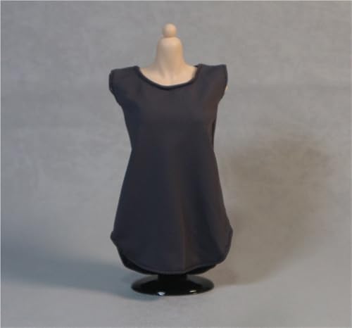 ASEDRFY 1/6 Maßstab weiblich, Figurenpuppe, Kleidung, ärmellos, lässiges Hemd, Kostüm für 30,5 cm große Soldatinnen, Actionfigur, Puppe (weiß) von ASEDRFY