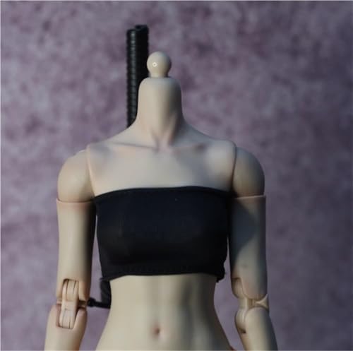 ASEDRFY 1/6 Maßstab weiblich, Figurenpuppe, Kleidung, trägerlos, ärmellos, Hemd, Kostüm für 30,5 cm große Soldaten-Actionfigur, Puppe (grün) von ASEDRFY
