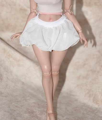 ASEDRFY Puppenkleidung im Maßstab 1/6, hohe Taille, kurzer Rock, Kleidung, Kostüm für 30,5 cm weibliche Actionfiguren, Zubehör, Puppe (grau) von ASEDRFY