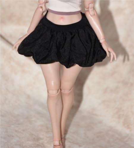 ASEDRFY Puppenkleidung im Maßstab 1/6, hohe Taille, kurzer Rock, Kleidung, Kostüm für 30,5 cm weibliche Actionfiguren, Zubehör, Puppe (grau) von ASEDRFY