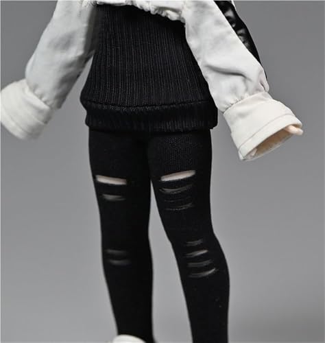 ASEDRFY Soldatenfigur, 1:12, Kleidung, Leggings, Hose, Hose für 15,2 cm bewegliche Puppe, Miniaturen, Zubehör, Puppe (grau) von ASEDRFY