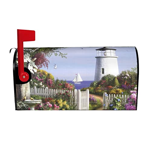 ASEELO Leuchtturm Diamond Painting Mailbox Cover, Magnetischer Briefkasten Schutz, Garten Briefkasten Abdeckungen, modisch und schön, langlebig ASEELO Leuchtturm Diamond Painting Mailbox Cover, Magnetischer Briefkasten Schutz, Garten Briefkasten Abdeckungen, modisch und schön, langlebig von ASEELO