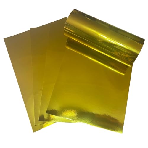 ASENME Farbiger Karton, Format A3 – 250 Gramm - Farbkarton (Golden, A3 / 8 Einheiten) von ASENME