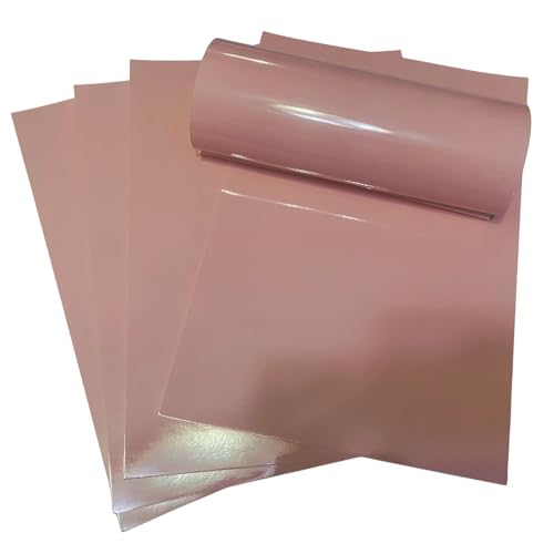 ASENME Rosa Glitzerkarton, 20er-Pack - Metallischer Karton (Pastellrosa, A4 / 20 Einheiten) von ASENME