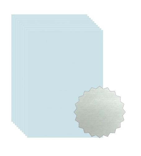 ASENME Scrapbook-Papier, 15 Einheiten – 250 Gramm Textura (Pastellblau, A4 / 15 Einheiten) von ASENME