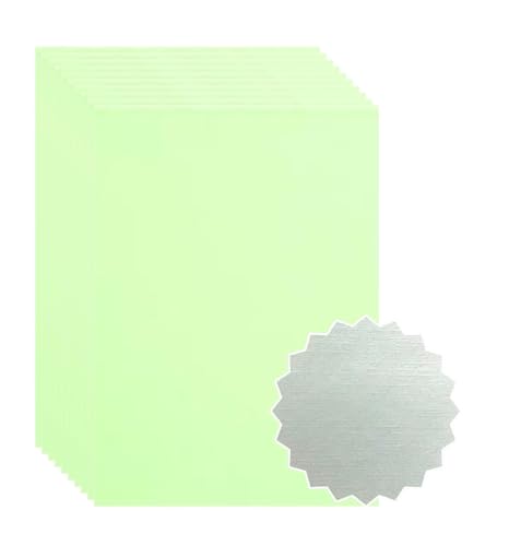 ASENME Strukturierter Karton zum Basteln, Grün Textura (Pastellgrün, A4 / 15 Einheiten) von ASENME