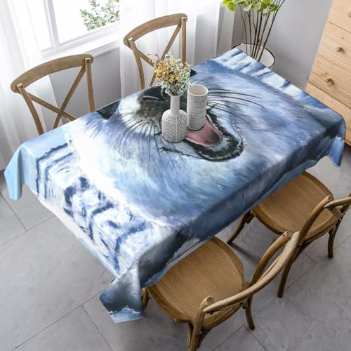 ASFgda Rechteckige Tischdecke mit Harfen-Siegel, Tapetendruck, 89 x 140 cm, knitterfrei, waschbar, Tischdecke für Essen/Party/Buffet/Hochzeit ASFgda Rechteckige Tischdecke mit Harfen-Siegel, Tapetendruck, 89 x 140 cm, knitterfrei, waschbar, Tischdecke für Essen/Party/Buffet/Hochzeit von ASFgda