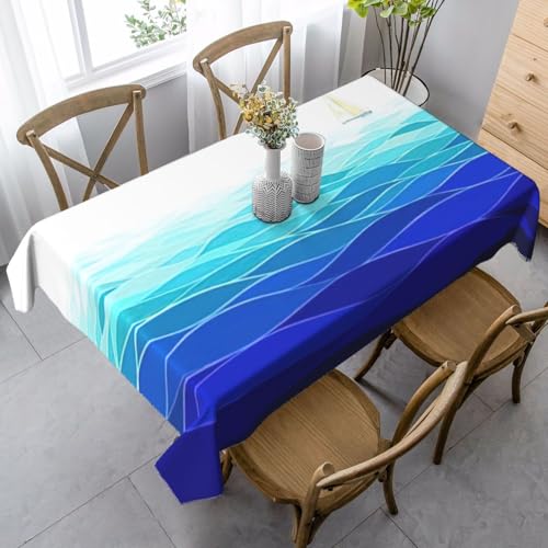 ASFgda Rechteckige Tischdecke mit Meereswellen, Segelboot mit Vögeln, maritimer Druck, 89 x 140 cm, knitterfrei, waschbar, Tischdecke für Essen/Party/Buffet/Hochzeit ASFgda Rechteckige Tischdecke mit Meereswellen, Segelboot mit Vögeln, maritimer Druck, 89 x 140 cm, knitterfrei, waschbar, Tischdecke für Essen/Party/Buffet/Hochzeit von ASFgda