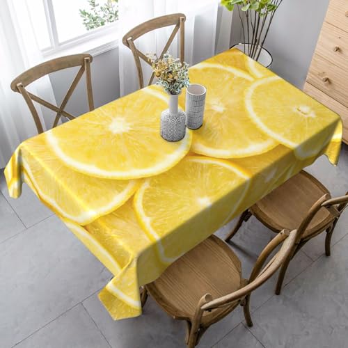 ASFgda Rechteckige Tischdecke mit Zitronenmuster, 89 x 140 cm, knitterfrei, waschbar, Tischdecke für Essen/Party/Buffet/Hochzeit ASFgda Rechteckige Tischdecke mit Zitronenmuster, 89 x 140 cm, knitterfrei, waschbar, Tischdecke für Essen/Party/Buffet/Hochzeit von ASFgda