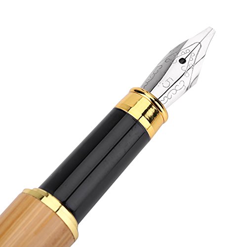Gothic Füllfederhalter für Kalligraphie, Meißelspitze Schreibfeder mit 1,5 mm Breite, Smooth Writing, Gothic Arabic Italic, perfekt für Schriftkunst und Design von ASHATA