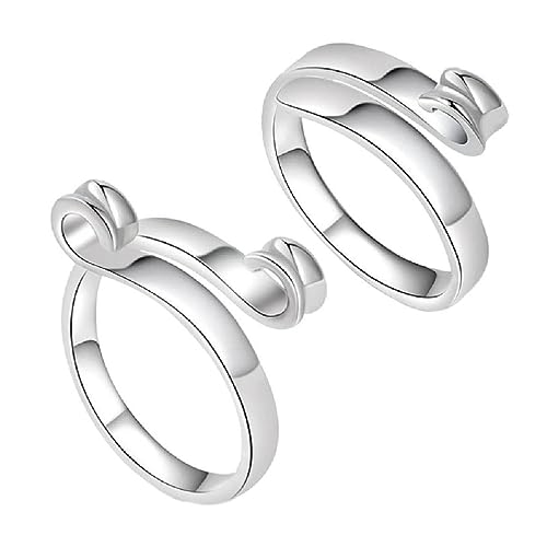 ASHLUYAK Ringe mit Schnalle, Strickhaken, verstellbar, Drahtführung aus Metall, Fingerhalter, Haken, offene Ringe, Nähwerkzeuge, einzigartige Nähhilfe, Faden, Fingerringe, Stricken, verstellbar ASHLUYAK Ringe mit Schnalle, Strickhaken, verstellbar, Drahtführung aus Metall, Fingerhalter, Haken, offene Ringe, Nähwerkzeuge, einzigartige Nähhilfe, Faden, Fingerringe, Stricken, verstellbar von ASHLUYAK