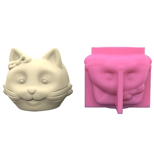 ASHLUYAK Silikonform mit Katze, Tier, Gips, Blume, Epoxidharz, Gießform, Sukkulenten, Vasen, Zement, Ton, Stifthalter ASHLUYAK Silikonform mit Katze, Tier, Gips, Blume, Epoxidharz, Gießform, Sukkulenten, Vasen, Zement, Ton, Stifthalter von ASHLUYAK