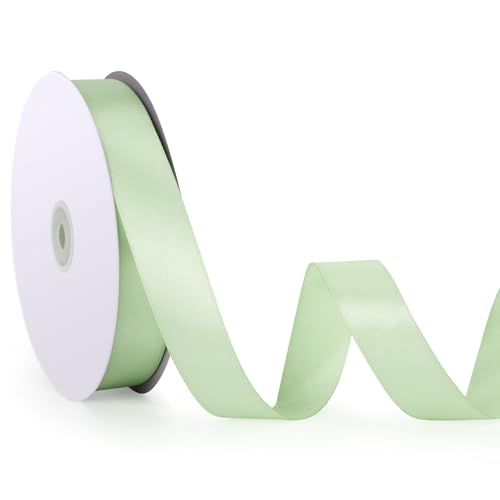 Geschenkband Grün, 25mm x 92m Schleifenband für Hochzeit, Geburtstagsgeschenk, Festival Dekoration, Satinband Breit Seidenband für DIY-Projekte, Zimmer, Bankett, Weihnachts Dekoration, Deko Band Geschenkband Grün, 25mm x 92m Schleifenband für Hochzeit, Geburtstagsgeschenk, Festival Dekoration, Satinband Breit Seidenband für DIY-Projekte, Zimmer, Bankett, Weihnachts Dekoration, Deko Band von ASHYLE