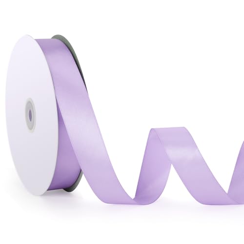 Geschenkband Violett, 25mm x 92m Schleifenband für Hochzeit, Geburtstagsgeschenk, Festival Dekoration, Satinband Breit Seidenband für DIY-Projekte, Zimmer, Bankett, Weihnachts Dekoration, Deko Band Geschenkband Violett, 25mm x 92m Schleifenband für Hochzeit, Geburtstagsgeschenk, Festival Dekoration, Satinband Breit Seidenband für DIY-Projekte, Zimmer, Bankett, Weihnachts Dekoration, Deko Band von ASHYLE