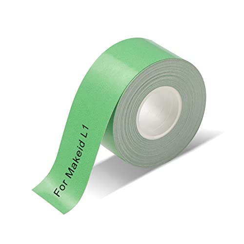Qutie Gewidmet Etiketten Selbstklebend - 15mm Wasserdicht Anpassen Klebeetiketten - Kompatibel Mit PRT Qutie/Makeid L1 - Drucken Sie Barcode, Name, Datum, Preis usw - Grün Qutie Gewidmet Etiketten Selbstklebend - 15mm Wasserdicht Anpassen Klebeetiketten - Kompatibel Mit PRT Qutie/Makeid L1 - Drucken Sie Barcode, Name, Datum, Preis usw - Grün von ASHYLE