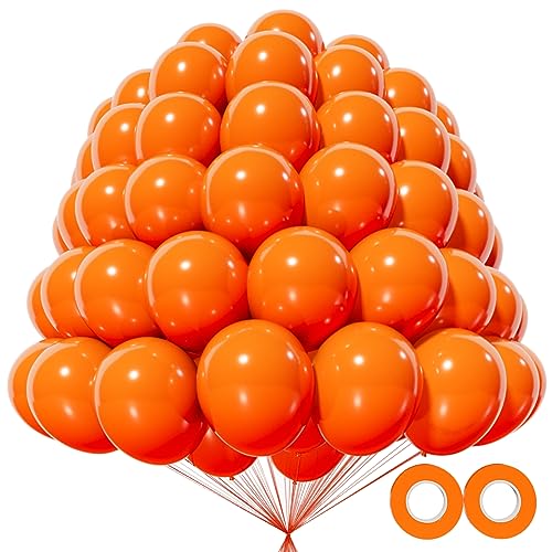 Orange Balloons 100 pack 12 inch Thicken Latex Halloween Balloons Orange Round Helium Balloon for Halloween Birthday Kids Party Weddings Baby Shower Decorations Supplies Orange Balloons 100 pack 12 inch Thicken Latex Halloween Balloons Orange Round Helium Balloon for Halloween Birthday Kids Party Weddings Baby Shower Decorations Supplies von ASIYUHY