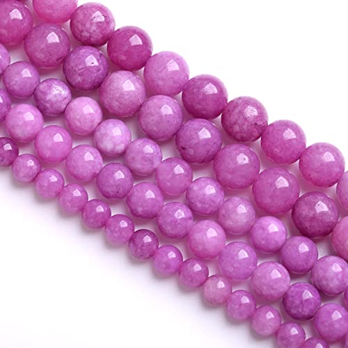10 mm, 38 Stück, lila Lepidolith, Glimmerstein, lose Perlen für Schmuckherstellung, Armband, Halskette 10 mm, 38 Stück, lila Lepidolith, Glimmerstein, lose Perlen für Schmuckherstellung, Armband, Halskette von ASKFNASDKMFN