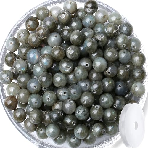 100 graue Labradorit-Steinperlen, 8 mm, natürliche Perlen, rund, lose Edelsteinperlen für Armband, Perlen, Kristall, Schmuckherstellung, DIY, Halsketten, Ohrringe, 0,8 cm 100 graue Labradorit-Steinperlen, 8 mm, natürliche Perlen, rund, lose Edelsteinperlen für Armband, Perlen, Kristall, Schmuckherstellung, DIY, Halsketten, Ohrringe, 0,8 cm von ASKFNASDKMFN