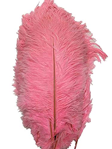 5 Stück Straußenfedern, 18–20 Zoll, Federbusch für Hochzeitsmittelstücke, Heimdekoration (Rosa) von ASKFNASDKMFN