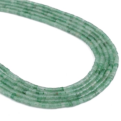 Aventurin-Abstandshalter, natürlich, grün, flach, rund, lose Perlen für Perlenarbeiten, Schmuckherstellung, 3 mm x 2 mm, 38 cm Aventurin-Abstandshalter, natürlich, grün, flach, rund, lose Perlen für Perlenarbeiten, Schmuckherstellung, 3 mm x 2 mm, 38 cm von ASKFNASDKMFN