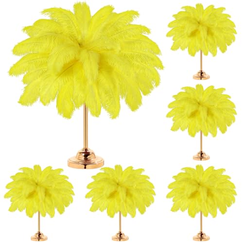 Große Straußenfedern, 35,6 - 40,6 cm, Großpackung für Bastelarbeiten, Hochzeit, Party, Tafelaufsatz, Vase, 80 Stück Große Straußenfedern, 35,6 - 40,6 cm, Großpackung für Bastelarbeiten, Hochzeit, Party, Tafelaufsatz, Vase, 80 Stück von ASKFNASDKMFN