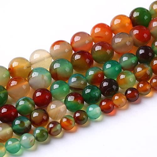 Natürliche Pfauen-Achat-Perlen für Schmuckherstellung, Halbedelsteine, lose Edelsteine, Perlen, DIY, Armband, Halskette, 38,1 cm, 1 Strang, 8 mm, 45 Stück Natürliche Pfauen-Achat-Perlen für Schmuckherstellung, Halbedelsteine, lose Edelsteine, Perlen, DIY, Armband, Halskette, 38,1 cm, 1 Strang, 8 mm, 45 Stück von ASKFNASDKMFN