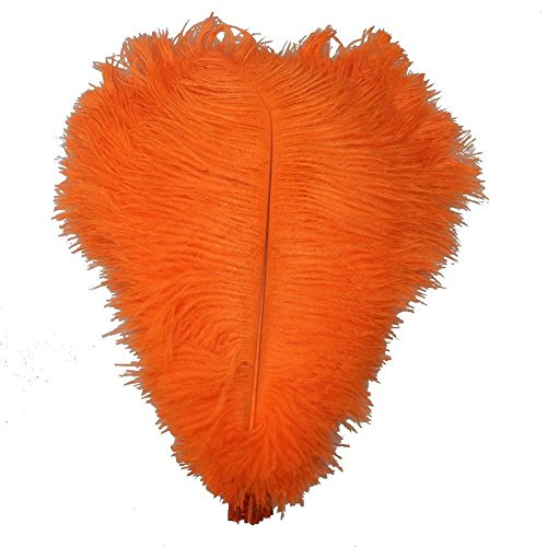 Natürliche Straußenfedern, 30–35 cm, für Zuhause, Hochzeit, Party, Dekoration, Orange, 50 Stück Natürliche Straußenfedern, 30–35 cm, für Zuhause, Hochzeit, Party, Dekoration, Orange, 50 Stück von ASKFNASDKMFN