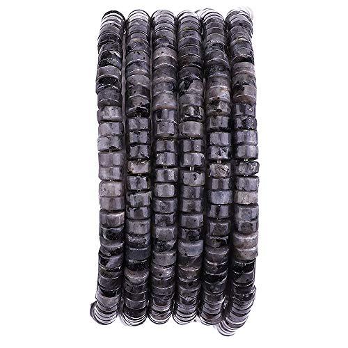 Natürliche schwarze Spektrolit-Abstandshalter-Perlen, lose Halbedelsteine für Perlenarbeiten, Schmuckherstellung, 4 mm x 2 mm, 38 cm Natürliche schwarze Spektrolit-Abstandshalter-Perlen, lose Halbedelsteine für Perlenarbeiten, Schmuckherstellung, 4 mm x 2 mm, 38 cm von ASKFNASDKMFN