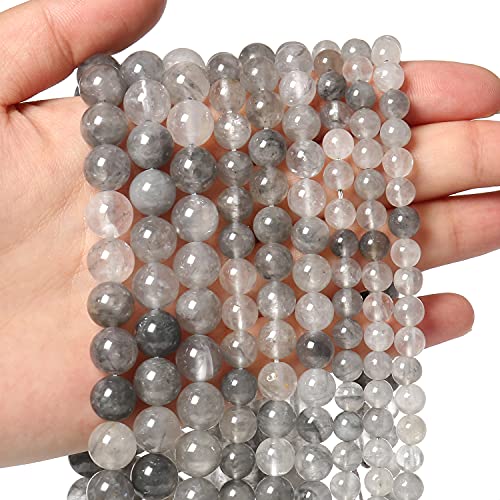 Natursteinperlen, 6 mm, Graustein, Kristallperlen, Energiekristall, Power-Edelstein für Schmuckherstellung, DIY-Armband, Halskette, 60 Stück Natursteinperlen, 6 mm, Graustein, Kristallperlen, Energiekristall, Power-Edelstein für Schmuckherstellung, DIY-Armband, Halskette, 60 Stück von ASKFNASDKMFN
