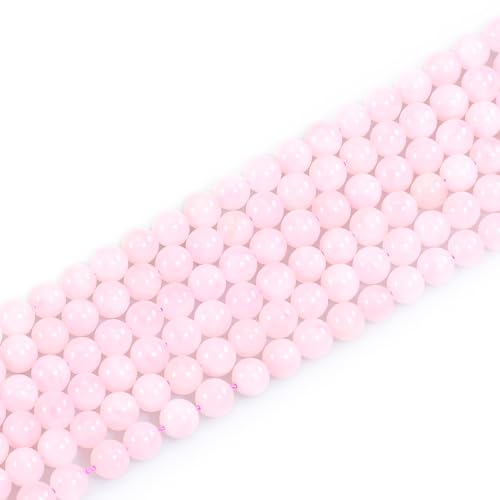Runde lose Perlen aus natürlichem Edelstein, für die Schmuckherstellung, rosa Kristall, Rosenquarz, Perlen für Armbänder, Halsketten, Ohrringe, 60–62 Stück/Strang, 6 mm Runde lose Perlen aus natürlichem Edelstein, für die Schmuckherstellung, rosa Kristall, Rosenquarz, Perlen für Armbänder, Halsketten, Ohrringe, 60–62 Stück/Strang, 6 mm von ASKFNASDKMFN