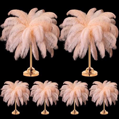 Straußenfedern, groß, natürlich, für Tafelaufsatz, 40-45 cm, für Bastelarbeiten, Hochzeit, Party, Heimdekoration, Champagner, 100 Stück Straußenfedern, groß, natürlich, für Tafelaufsatz, 40-45 cm, für Bastelarbeiten, Hochzeit, Party, Heimdekoration, Champagner, 100 Stück von ASKFNASDKMFN