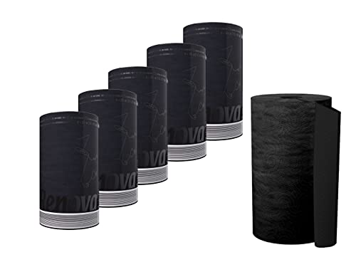 6er Pack Renova Küchenrollen Black Schwarz - Küchenrolle Küchenpapier 2-lagig - Maxi Rolle - farbig - bunt - Papierrolle - Allzwecktücher- der Pack entspricht 18 Standardrollen von ASKON