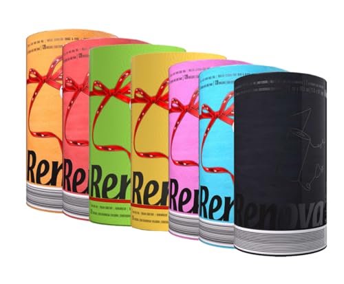 7 Rollen Küchenrolle Küchenpapier Maxi Rolle - farbig bunt gemischt - Papierrolle - Allzwecktücher - Renova Red Label - blau grün rot orange pink gelb schwarz - der Pack entspricht 21 Standardrollen 7 Rollen Küchenrolle Küchenpapier Maxi Rolle - farbig bunt gemischt - Papierrolle - Allzwecktücher - Renova Red Label - blau grün rot orange pink gelb schwarz - der Pack entspricht 21 Standardrollen von ASKON