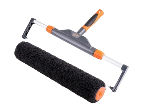 Set - Spezialwalze für Spachtelmasse - zum Auftragen von Spachtelmasse und Rollputz, Spritzputz, Rollspachtel und Trockenputzmischungen - mit Bügel und Teleskopstiel 40cm - extra breit Set - Spezialwalze für Spachtelmasse - zum Auftragen von Spachtelmasse und Rollputz, Spritzputz, Rollspachtel und Trockenputzmischungen - mit Bügel und Teleskopstiel 40cm - extra breit von ASKON