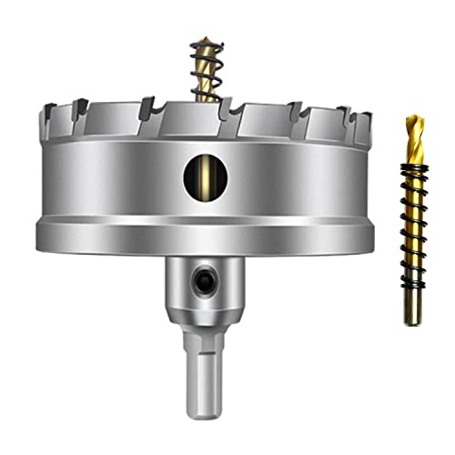 ASNOMY 100mm Lochsäge Hartmetall-Bohrer, Metall Lochsäge Bohrer, TCT-Bohrer-Lochsägen ideal für Löchern in Edelstahl, Eisen, Holz, Kunststoff ASNOMY 100mm Lochsäge Hartmetall-Bohrer, Metall Lochsäge Bohrer, TCT-Bohrer-Lochsägen ideal für Löchern in Edelstahl, Eisen, Holz, Kunststoff von ASNOMY