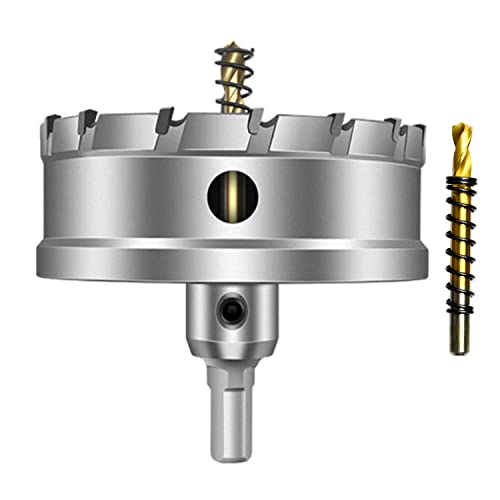 ASNOMY 110mm Lochsäge Hartmetall-Bohrer, Metall Lochsäge Bohrer, TCT-Bohrer-Lochsägen ideal für Löchern in Edelstahl, Eisen, Holz, Kunststoff ASNOMY 110mm Lochsäge Hartmetall-Bohrer, Metall Lochsäge Bohrer, TCT-Bohrer-Lochsägen ideal für Löchern in Edelstahl, Eisen, Holz, Kunststoff von ASNOMY