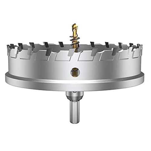 ASNOMY 140mm Lochsäge Hartmetall-Bohrer, Metall Lochsäge Bohrer, TCT-Bohrer-Lochsägen ideal für Löchern in Edelstahl, Eisen, Holz, Kunststoff ASNOMY 140mm Lochsäge Hartmetall-Bohrer, Metall Lochsäge Bohrer, TCT-Bohrer-Lochsägen ideal für Löchern in Edelstahl, Eisen, Holz, Kunststoff von ASNOMY