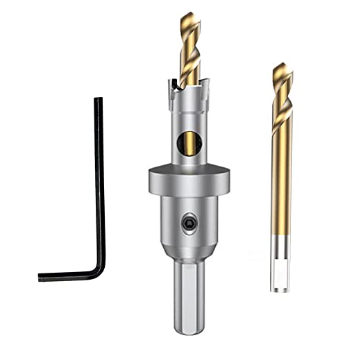 ASNOMY 14mm Lochsäge Hartmetall-Bohrer, Metall Lochsäge Bohrer, TCT-Bohrer-Lochsägen ideal für Löchern in Edelstahl, Eisen, Holz, Kunststoff ASNOMY 14mm Lochsäge Hartmetall-Bohrer, Metall Lochsäge Bohrer, TCT-Bohrer-Lochsägen ideal für Löchern in Edelstahl, Eisen, Holz, Kunststoff von ASNOMY