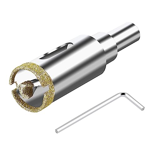 ASNOMY 20mm Diamant Lochsäge mit Zentrierbohrer, Diamantbohrer Glasbohrer mit Diamant-Beschichtung, Diamant Hohl-Bohrkrone Fliesenbohrer für Glas/Fliese/keramisches/Marmor/Granit ASNOMY 20mm Diamant Lochsäge mit Zentrierbohrer, Diamantbohrer Glasbohrer mit Diamant-Beschichtung, Diamant Hohl-Bohrkrone Fliesenbohrer für Glas/Fliese/keramisches/Marmor/Granit von ASNOMY