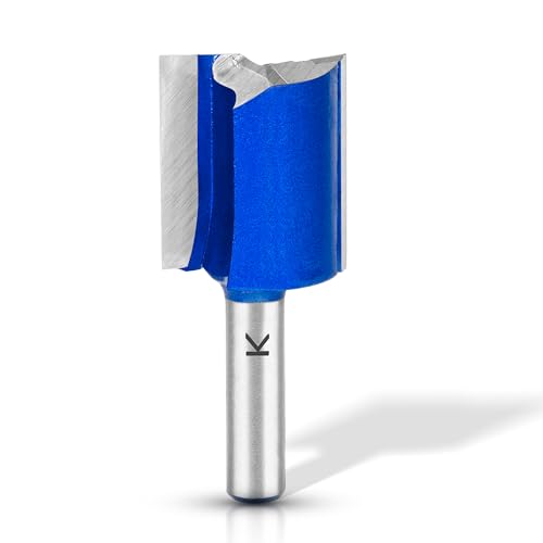 ASNOMY 25mm Nutfräser 8mm Schaft,Hartmetall Fräser Router Bits, Gerade holzfräser Router Bit Set, Fräsen Werkzeug für Holzbearbeitung von ASNOMY