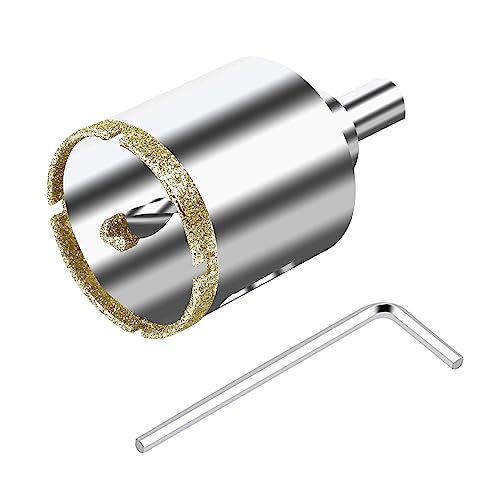 ASNOMY 40mm Diamant Lochsäge mit Zentrierbohrer, Diamantbohrer Glasbohrer mit Diamant-Beschichtung, Diamant Hohl-Bohrkrone Fliesenbohrer für Glas/Fliese/keramisches/Marmor/Granit ASNOMY 40mm Diamant Lochsäge mit Zentrierbohrer, Diamantbohrer Glasbohrer mit Diamant-Beschichtung, Diamant Hohl-Bohrkrone Fliesenbohrer für Glas/Fliese/keramisches/Marmor/Granit von ASNOMY