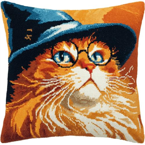ASONGLINGO Latch Cushion for DIY Knotting Set Tier Katze Latch Set Kreuzstich Knüpfkissen Zum Selber knüpfen Kissen Kit 43x43cm ASONGLINGO Latch Cushion for DIY Knotting Set Tier Katze Latch Set Kreuzstich Knüpfkissen Zum Selber knüpfen Kissen Kit 43x43cm von ASONGLINGO