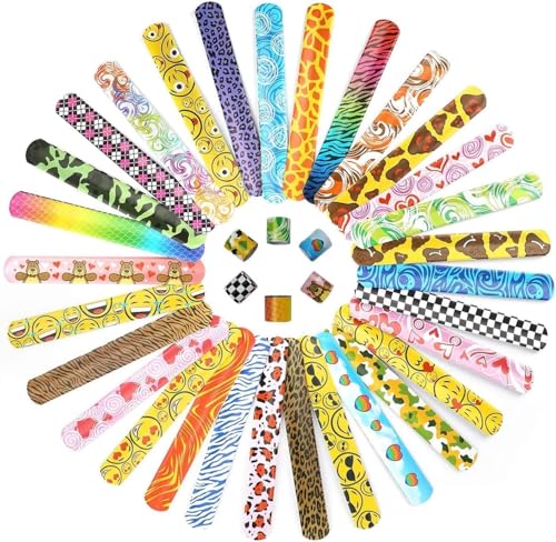 ASPIRE UK 10 x Slap Bands – Slap Armbänder – Handgelenk-Armbänder sortiert Armband Geschenk – Partytütenfüller für Kinder mit einzigartigem Design Geburtstagsparty Favors Pack – Schnappbänder Kinder ASPIRE UK 10 x Slap Bands – Slap Armbänder – Handgelenk-Armbänder sortiert Armband Geschenk – Partytütenfüller für Kinder mit einzigartigem Design Geburtstagsparty Favors Pack – Schnappbänder Kinder von ASPIRE UK