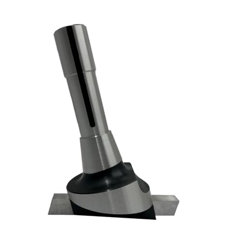 Assorts 6.3 cm Fliegenschneider mit R8-Schaft (7/40.6 cm UNF Deichsel) - Präzisionswerkzeug für Bridgeport Fräsmaschinen, inklusive 1/2 Zoll x 1/2 Zoll x 4 Zoll MT2 HSS Werkzeug-Bit von ASSORTS